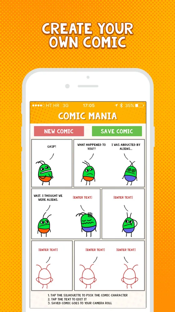 Comic Mania, create your own comic